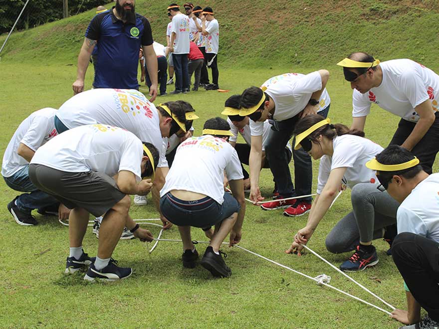 Atividade: Desenho às Cegas - Entrosamento, Confiança e Liderança